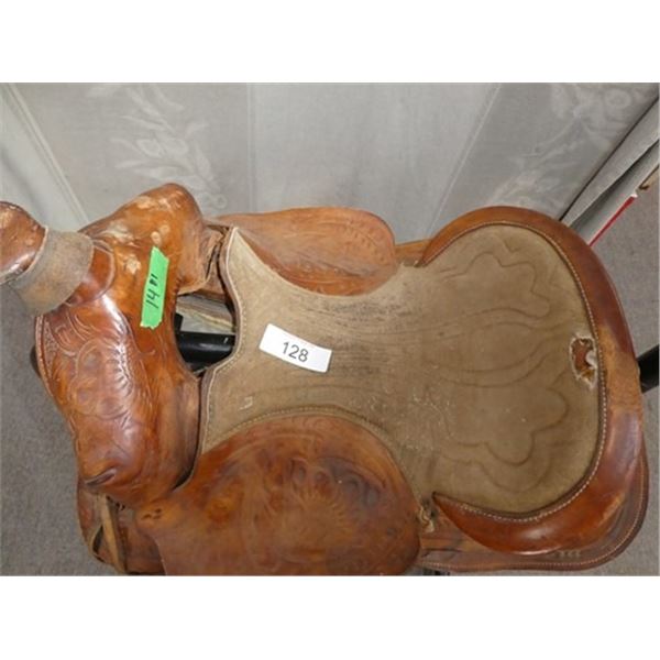 14" western horse saddle
