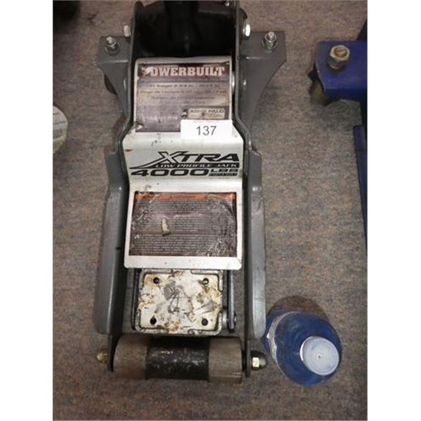 Powerbuilt xtra low profile jack 4000 lbs