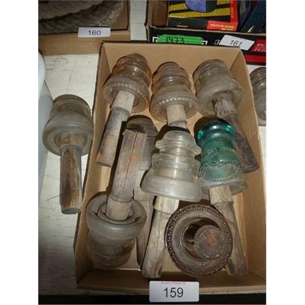 Voltage glass insulators