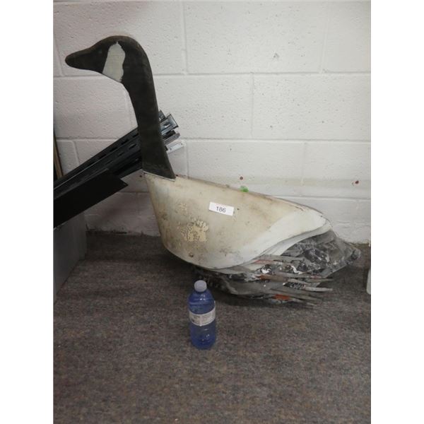 Metal Geese decoys -  16 bodies, 15 heads