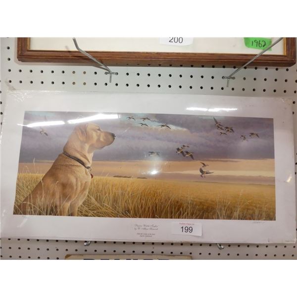"Prairie Watch-Taylor" by W.Allan Hancock print