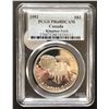 Image 1 : 1992 Canada $1 Kingston York PR-68 DCAM