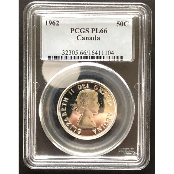 1962 Canada 50 cent PL-66