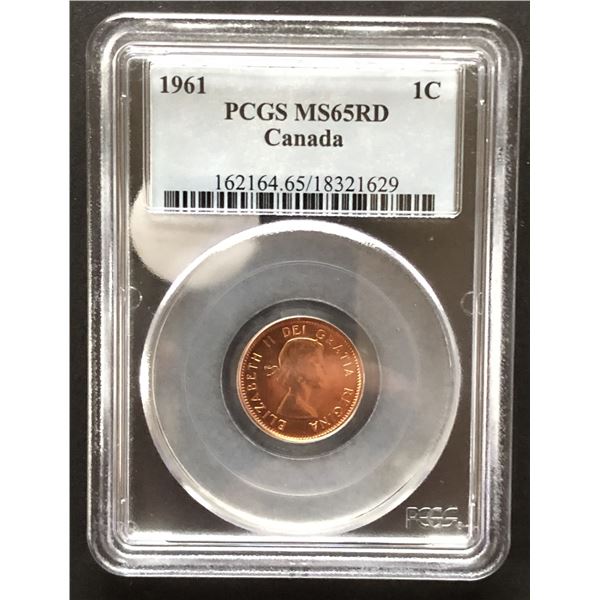 1961 Canada Penny MS-65 RD