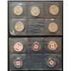 Image 1 : 50th Anniversary Canada Flag 10 Coin Set