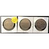 Image 1 : 3 Canada $1 1977, 1979 & 1980