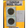 Image 1 : 2 Canada $1 1969 & 1984