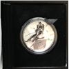 Image 2 : 2014 Russia Sochi Olympic 3 Roubles Silver Coin Alpine Skiing