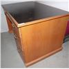 Image 2 : VINTAGE OAK DESK (APPROX 50" X 32" X 30"TALL)