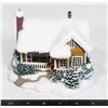 Image 1 : CHRISTMAS VILLAGE HOUSE W/ FLICKERING FIRE PLACE