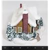 Image 2 : CHRISTMAS VILLAGE HOUSE W/ FLICKERING FIRE PLACE
