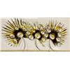 Image 2 : DESIGNS OF PLUM METAL WALL ART DECOR WITH LED