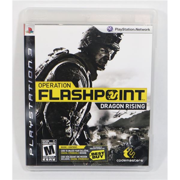 PLAYSTATION 3 FLASHPOINT DRAGON RISING