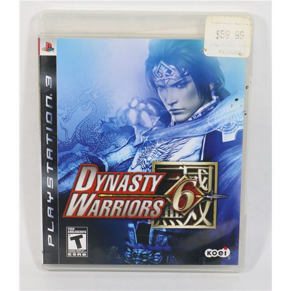 PLAYSTATION 3 DYNASTY WARRIORS