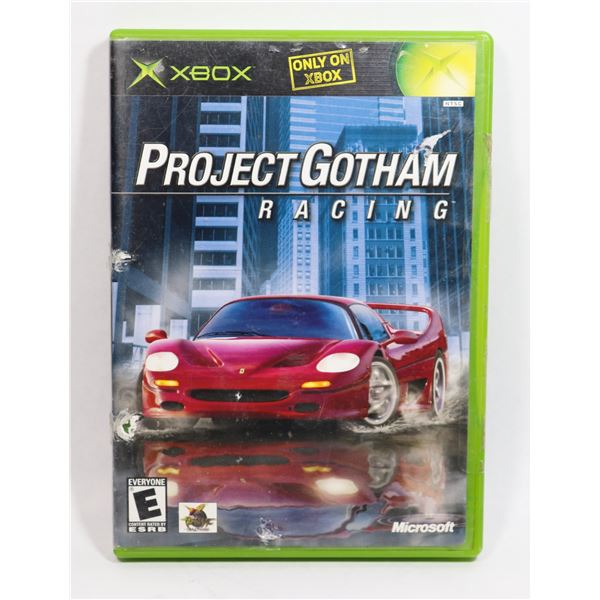 XBOX PROJECT GOTHAM RACING GAME