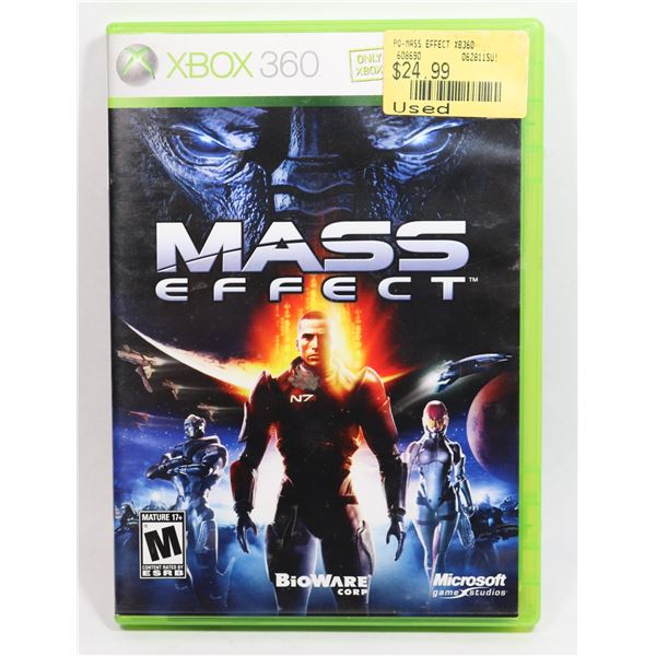 XBOX 360 MASS EFFECT GAME