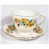 Image 1 : ROYAL VALE YELLOW ROSE DESIGN TEACUP AND SAUCER