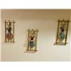 LADY HANGING MUSICIAN SET OF 3 METAL