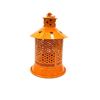 Image 2 : COLOURFUL METAL LANTERNS SET OF 4 (PINK, ORANGE ,