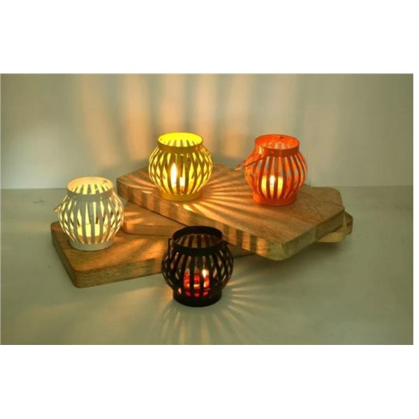 COLOURFUL LANTERNS HANGING SET OF 8