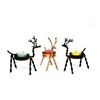 Image 1 : DEER HANDCRAFTED CANDLE HOLDER SET OF 8