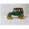 VINTAGE CAR HAND PAINTED BRASS 11CM X 7CM