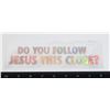 Image 1 : NEW HOLOGRAPHIC CAR DECAL "DO YOU FOLLOW JESUS