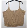 Image 1 : NEW SIZE 1X TAN TANK TOP THIN STRAPS.