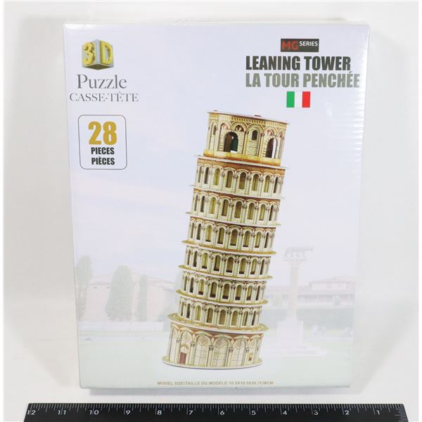 NEW 28PC LEANING TOWER 3D PUZZLE EASY TO ASSEMBLE