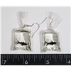 Image 1 : NEW "SHARK IN A BAG" DROP EARRINGS