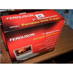 FERGUSON LDVD201 7" PORTABLE DVD PLAYER