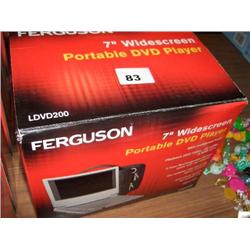 FERGUSON LDVD200 7" PORTABLE DVD PLAYER