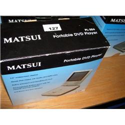 MATSUI PL-304 5.8" PORTABLE DVD PLAYER