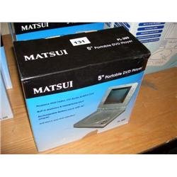 MATSUI PL-300 5" PORTABLE DVD PLAYER
