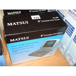 MATSUI PL-300 5" PORTABLE DVD PLAYER