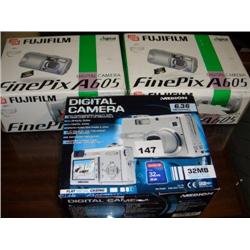 2 FUJI & 1 MEDION DIGITAL CAMERAS