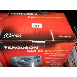 FERGUSON DAB CD CLOCK RADIO