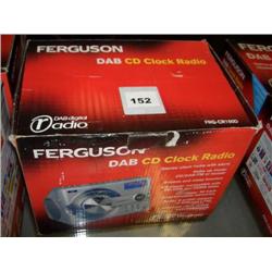 FERGUSON DAB CD CLOCK RADIO