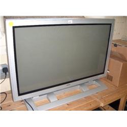 TECHWOOD TWP4210 42" PLASMA SCREEN, SPEAKERS, STAND & MEDIA BOX