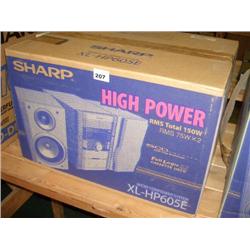SHARP XL-HP605E HI-FI