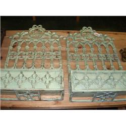 PAIR OF WALL PLANTERS