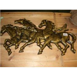 4 HORSES WALL HANGER
