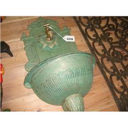 SMALL WALL TROUGH-BRASS TAP