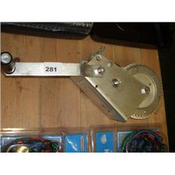 WINCH-HEAVY DUTY, DOUBLE GEAR