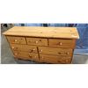 Image 1 : PINE 7 DRAWER DRESSER