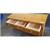 Image 2 : PINE 7 DRAWER DRESSER