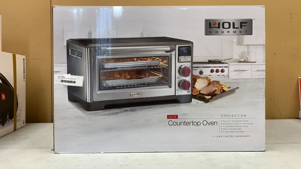 WOLF GOURMET ELITE COUNTER TOP CONVECTION TOASTER OVEN - TESTED WORKING ...