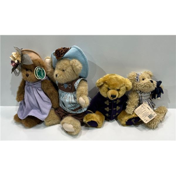 Harrods 2000 Xmas Bear, Bearington Danielle, Boyds Rachel and B Bearlove, Boyds Grayce Elizabeth LaB