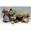 Image 1 : Harrods 2000 Xmas Bear, Bearington Danielle, Boyds Rachel and B Bearlove, Boyds Grayce Elizabeth LaB