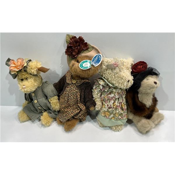 Avon Hat Box Teddy, Bearington Priscilla, Caroline, Boyds Dixie Hackett